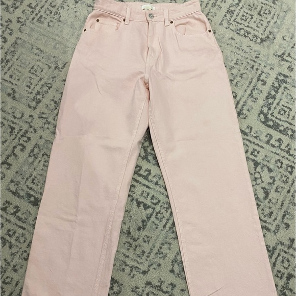 Pink wide-leg jeans - Picture 1 of 3